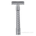 Adjustable Zinc Long Handle Reusable Butterfly Safety Razor